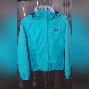 The North Face Hyvent Jacket Coat Womens Small Quilted Hood Ski